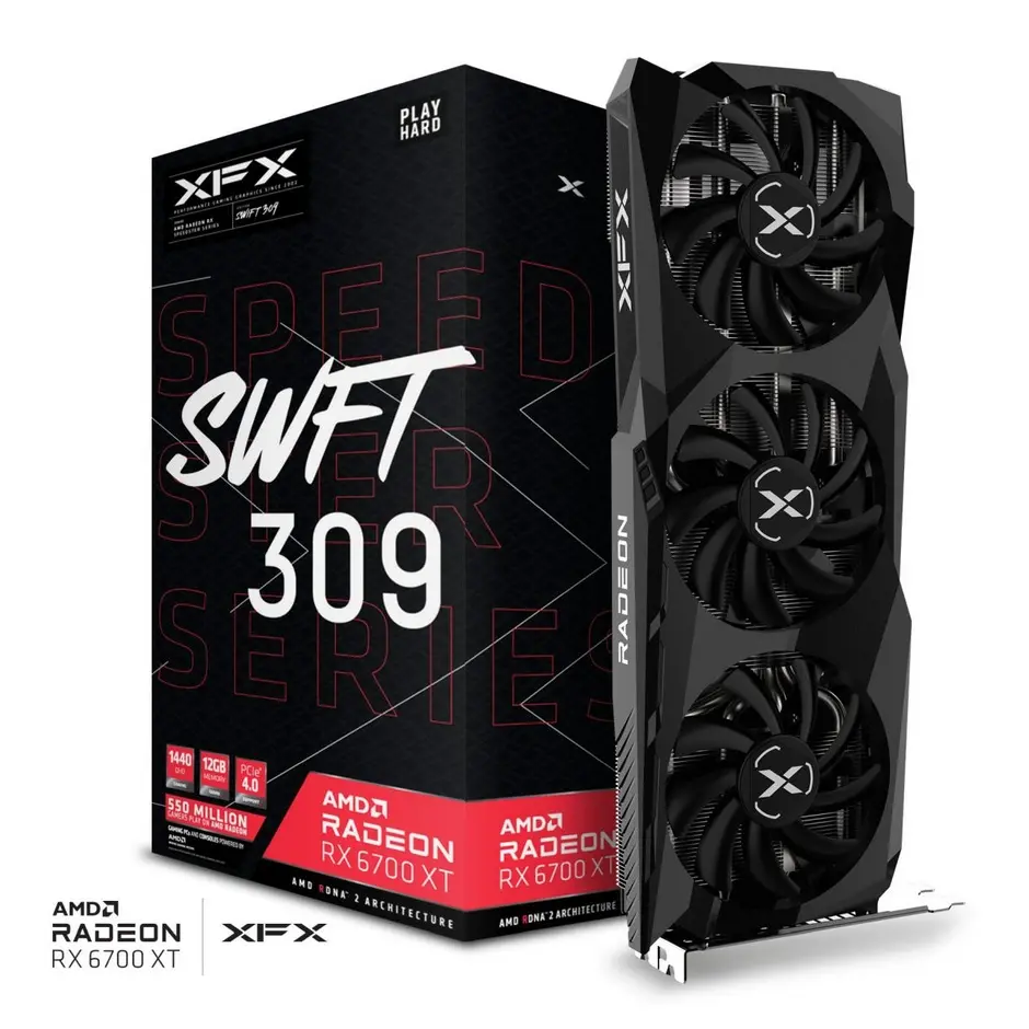 GPU AMD RX 6700XT 12GB XFX SWFT 309